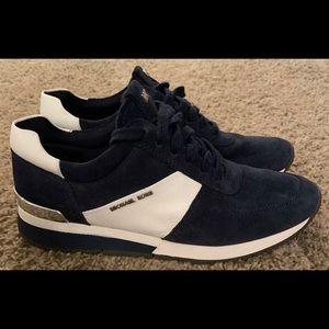 Michael Kors Allie Trainer Sneakers Navy White